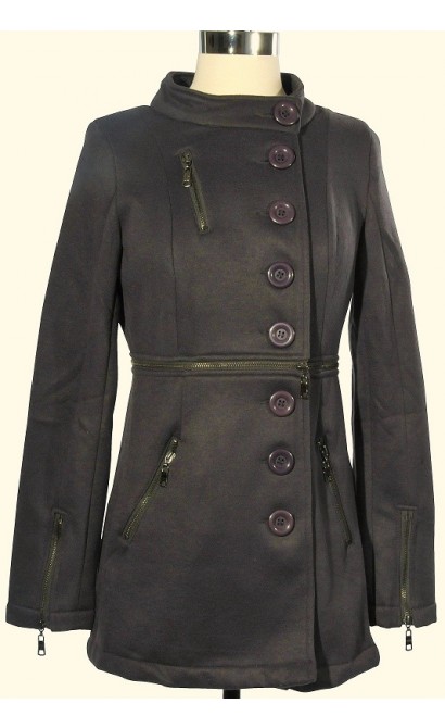 3-in-1 Peacoat in Charcoal